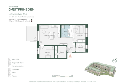 Visual presentation of the listing