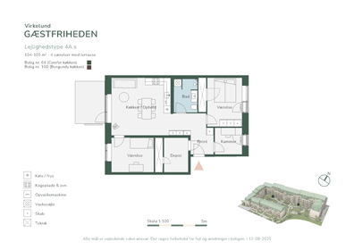 Visual presentation of the listing