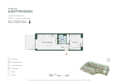 Visual presentation of the listing