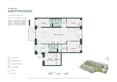 Visual presentation of the listing