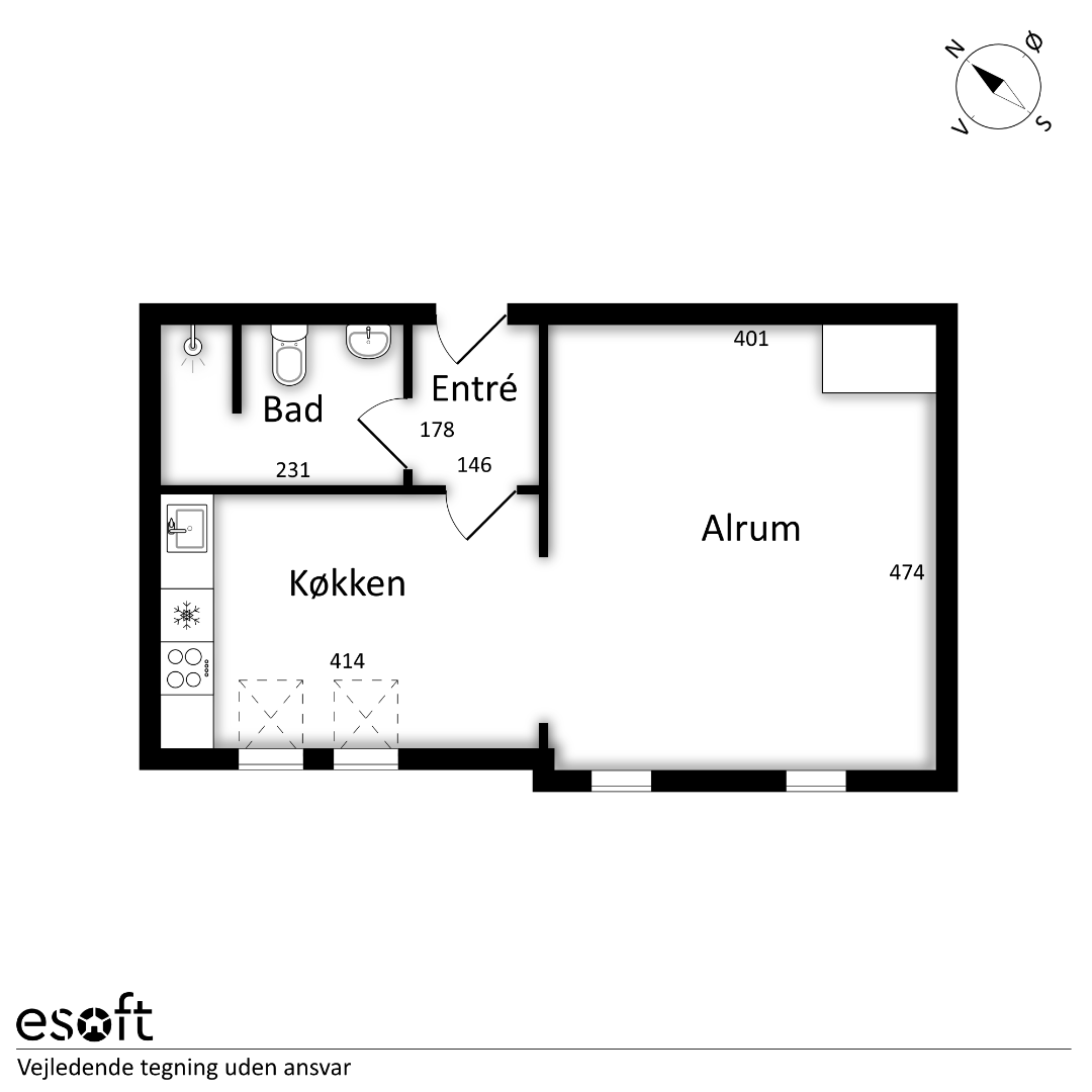 Visual presentation of the listing