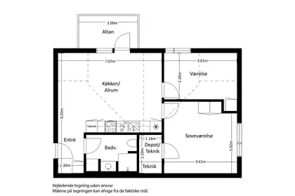 Visual presentation of the listing