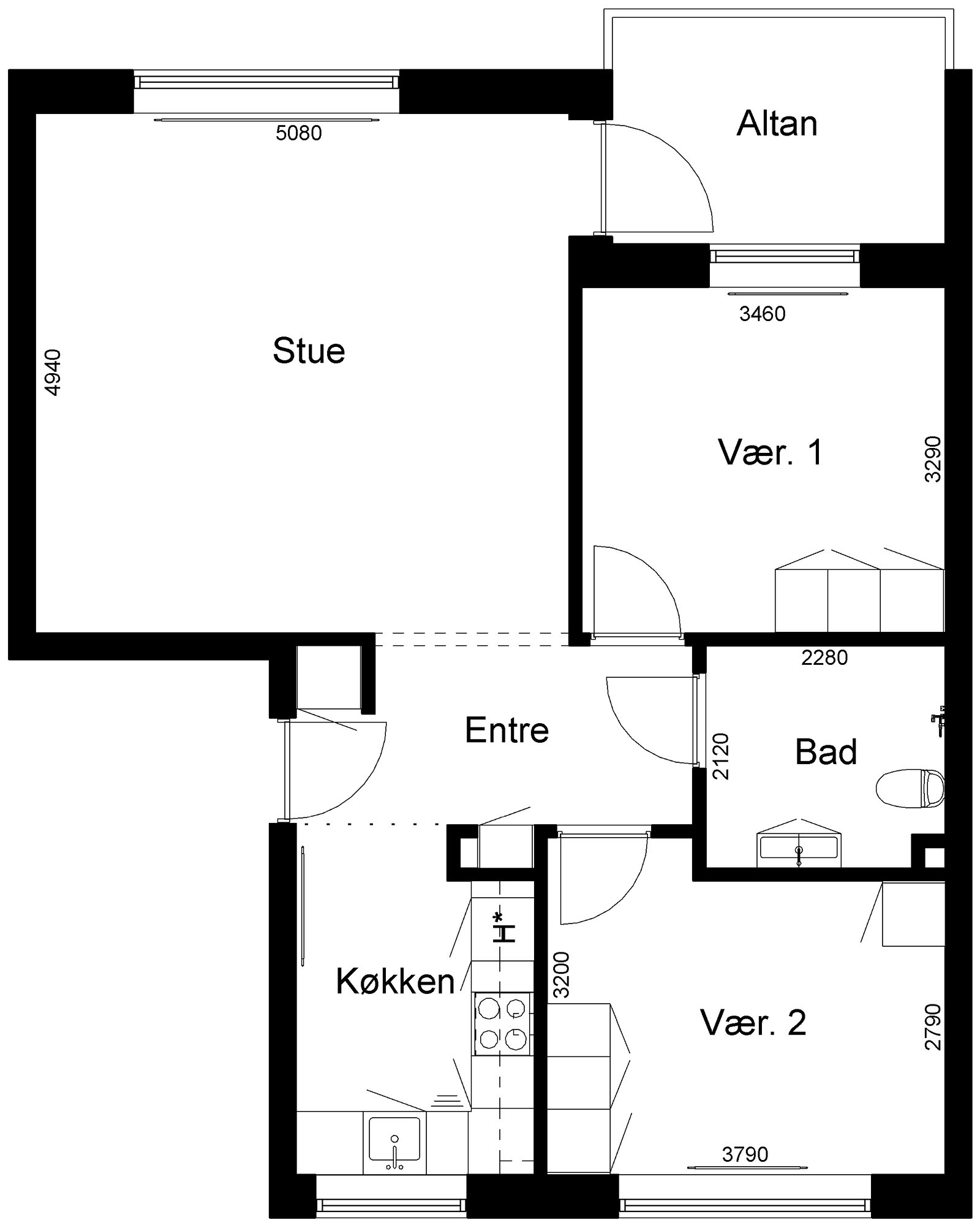 Visual presentation of the listing