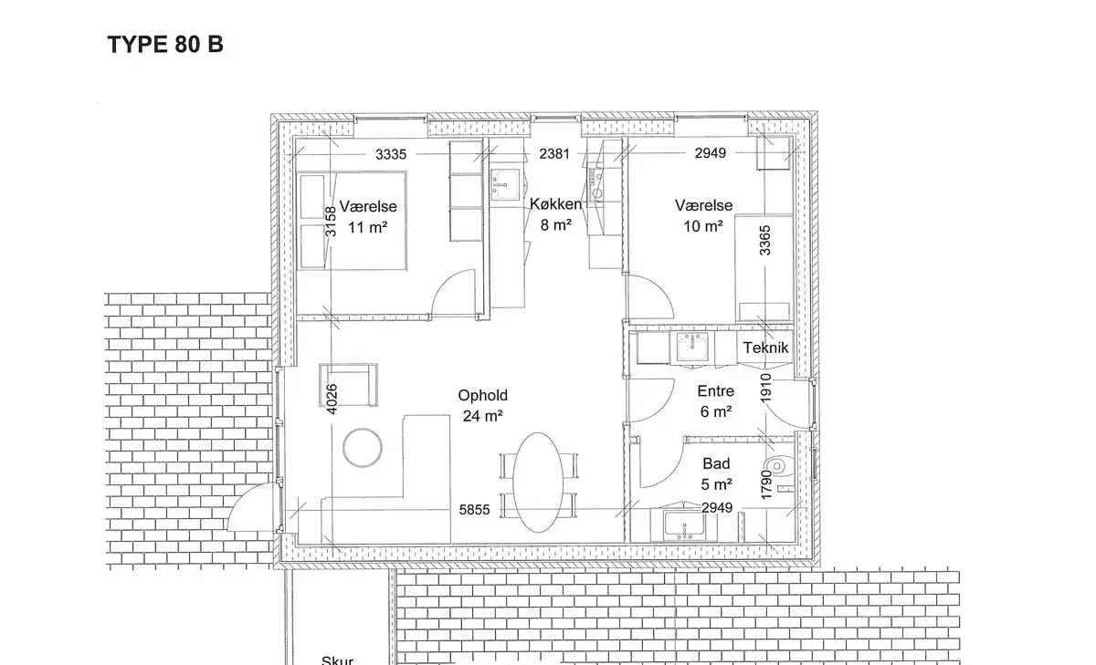 Visual presentation of the listing