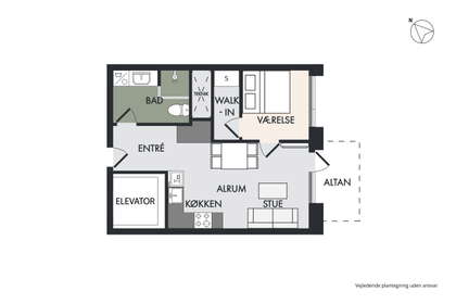 Visual presentation of the listing