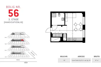 Visual presentation of the listing