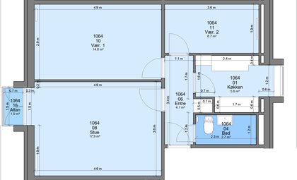 Visual presentation of the listing