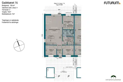 Visual presentation of the listing