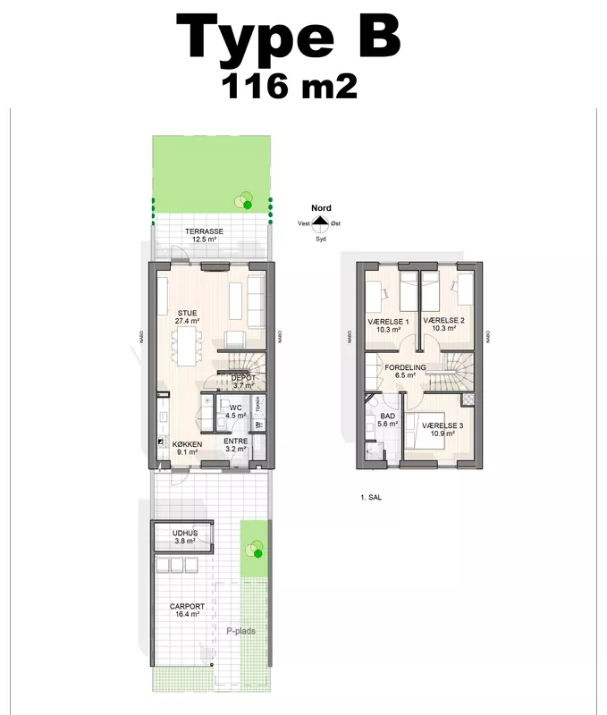 Visual presentation of the listing