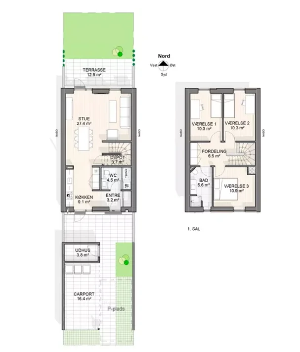 Visual presentation of the listing