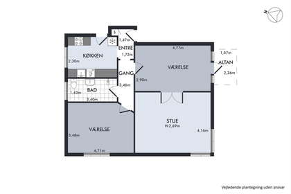 Visual presentation of the listing