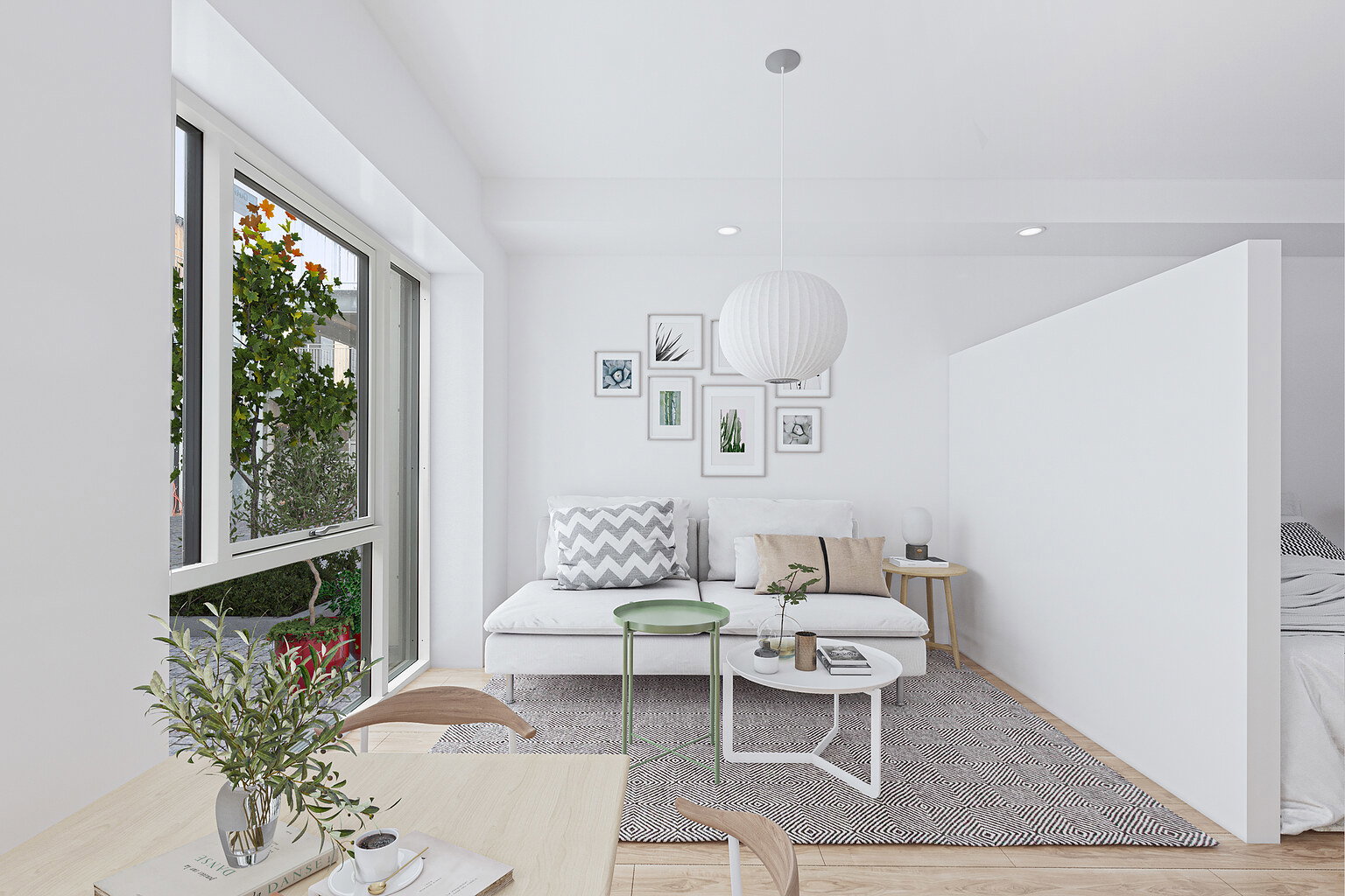Visual presentation of the listing