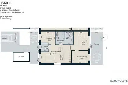 Visual presentation of the listing