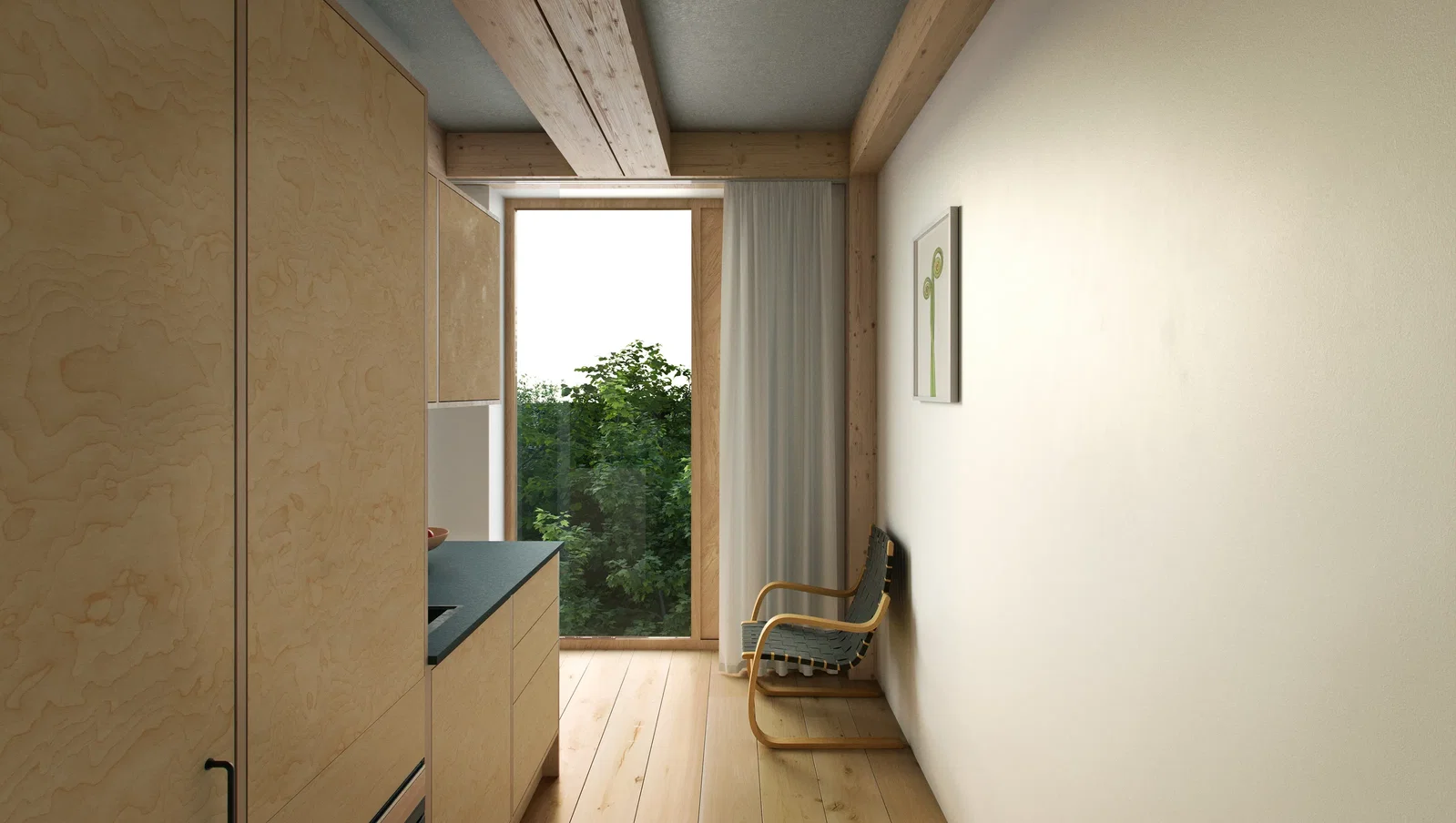 1-værelses lejlighed på 30 m² til leje i Østerbro – Sionsgade, 1. sal – billede 2