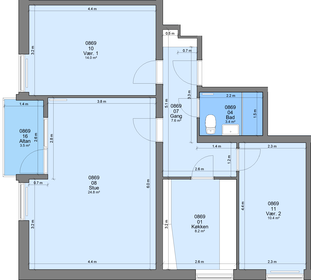 Visual presentation of the listing