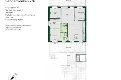 Visual presentation of the listing