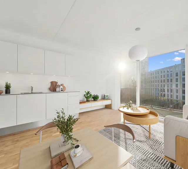 apartment Lys 3-værelses lejlighed med altan i Ørestad