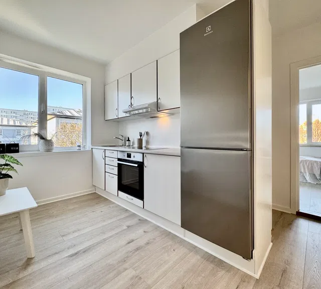 apartment Hyggelig 1-værelses lejlighed med egen altan