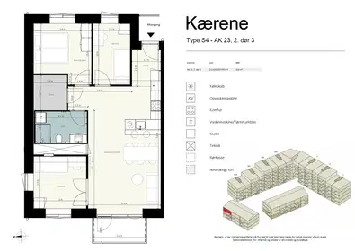 Visual presentation of the listing