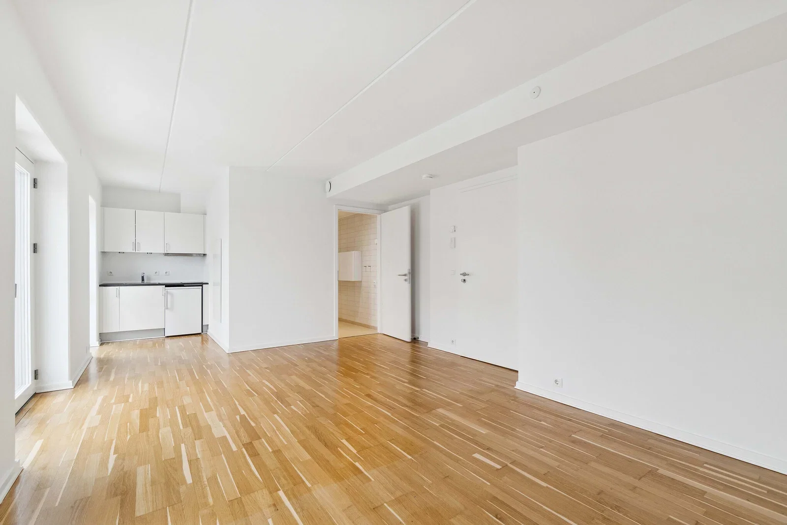 apartment 1-værelses lejlighed med altan på Lærkevej