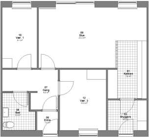 Visual presentation of the listing