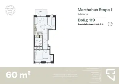Visual presentation of the listing