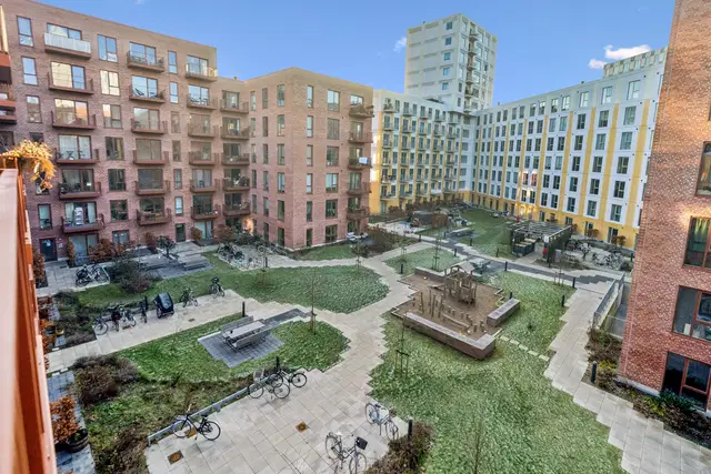apartment Lys 3-værelses lejlighed med altan i Ørestad
