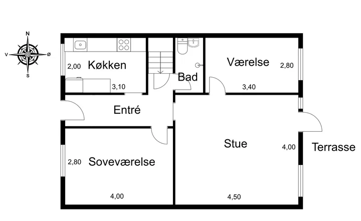 Lyst 3-værelses rækkehus på 59 m² i Fredericia - Hyrdevej, Fredericia - 0