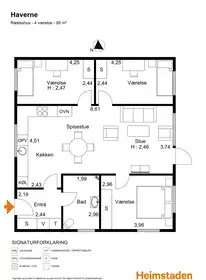 Visual presentation of the listing