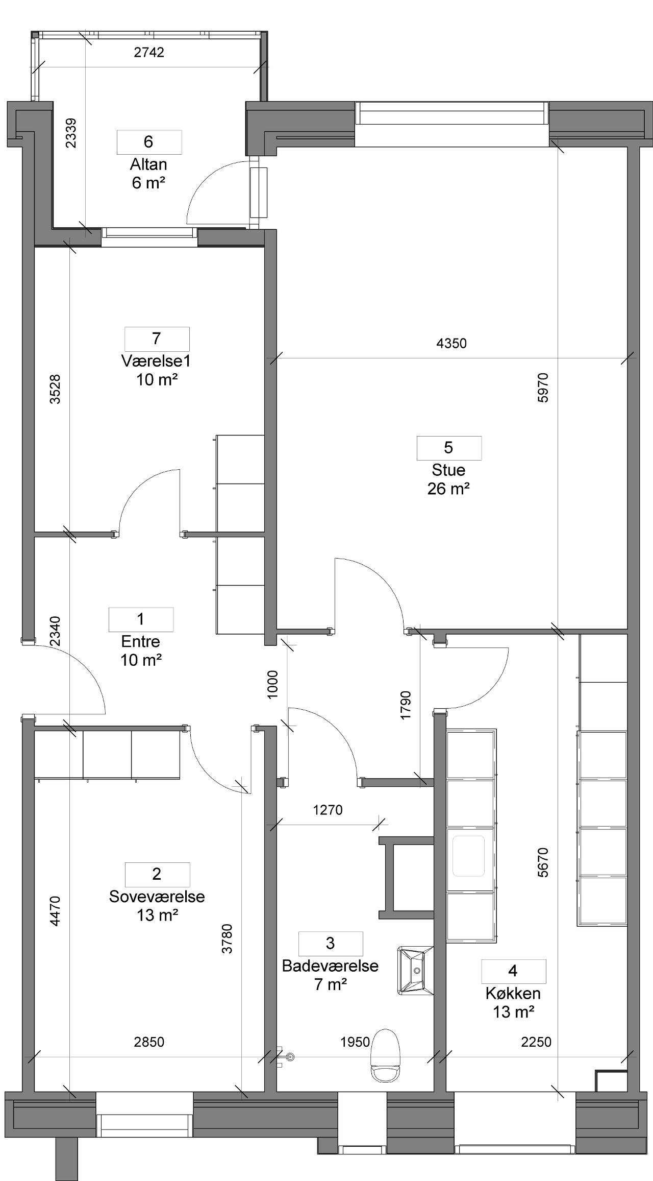 Visual presentation of the listing