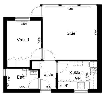 2-værelses townhouse i Thyborøn - Anholtvej, Thyborøn - 4