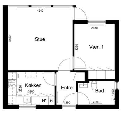 2-værelses townhouse i Thyborøn - Anholtvej, Thyborøn - 4