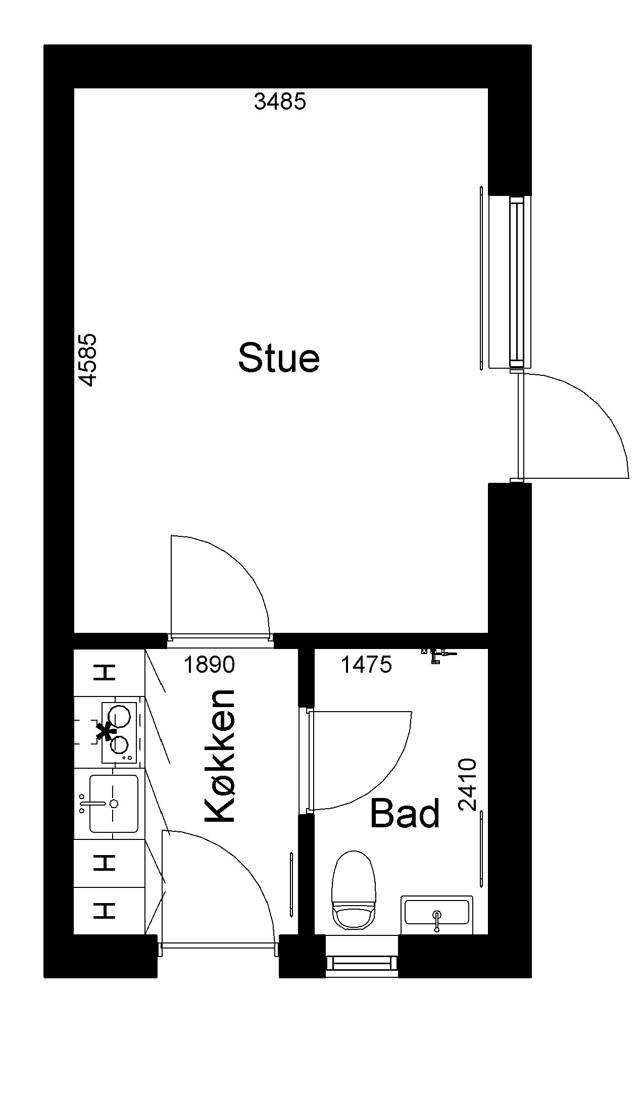 Visual presentation of the listing