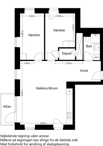 3-værelses bolig med altan eller terrasse - Postgrunden, Ballerup - 3