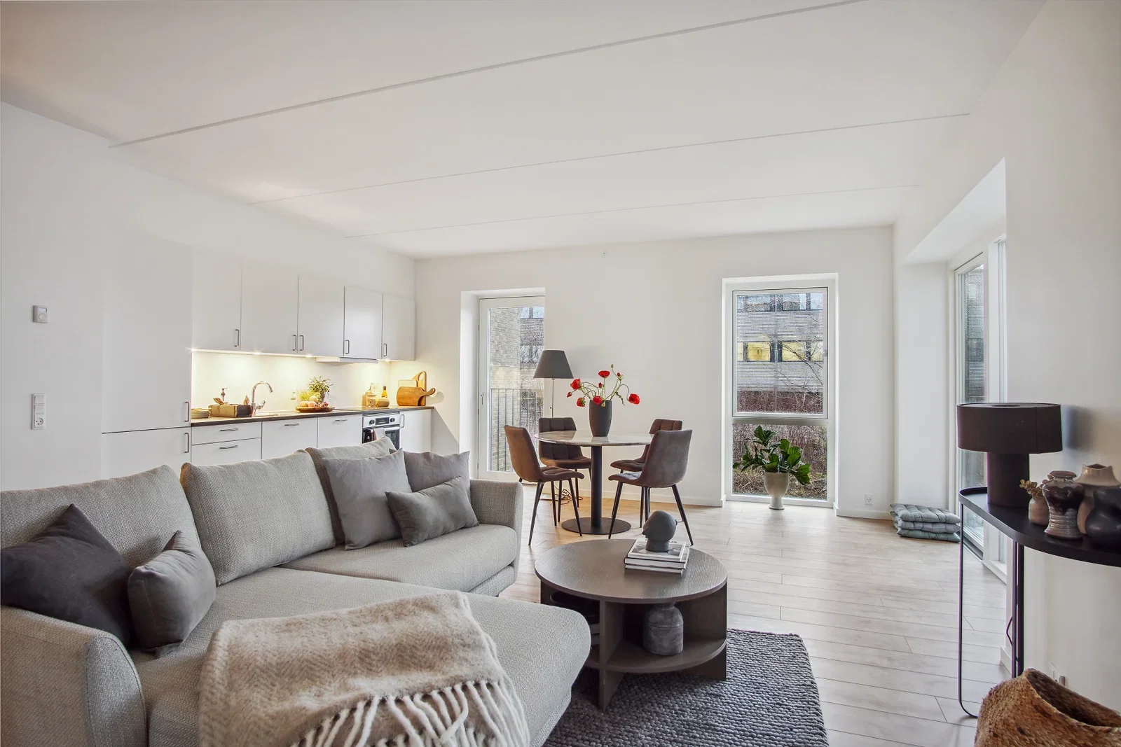 apartment 3-værelses lejlighed med gode faciliteter