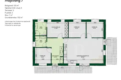 Visual presentation of the listing
