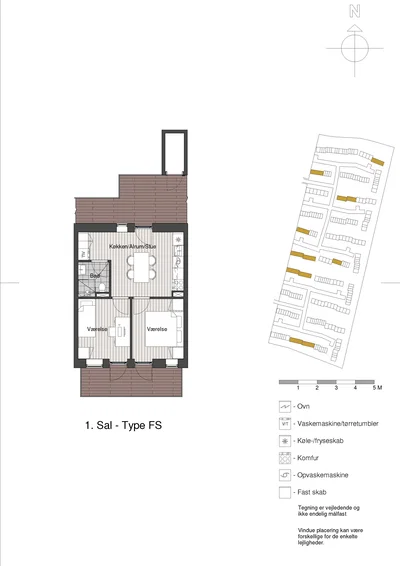 Moderne 3-værelses lejlighed med altan tæt på Aarhus C - Tulipanhaven, Aarhus N - 3