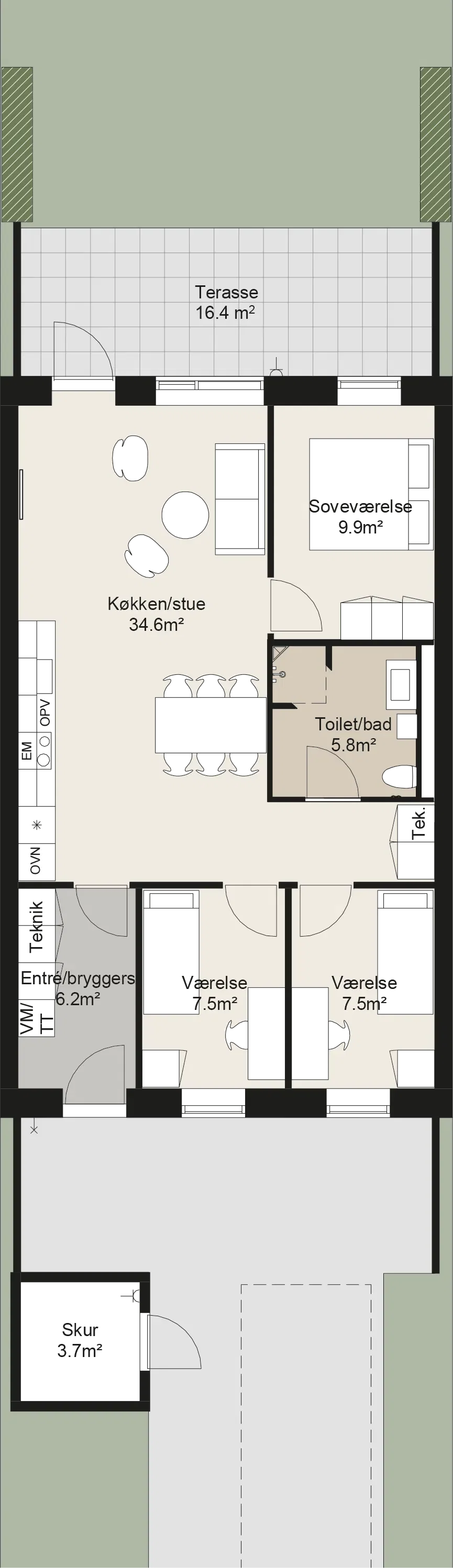 Visual presentation of the listing