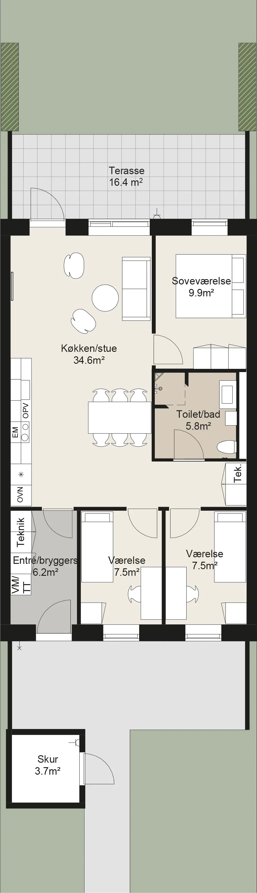 Visual presentation of the listing