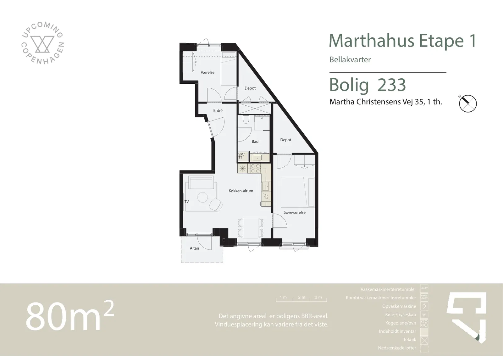 Visual presentation of the listing