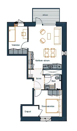 Visual presentation of the listing