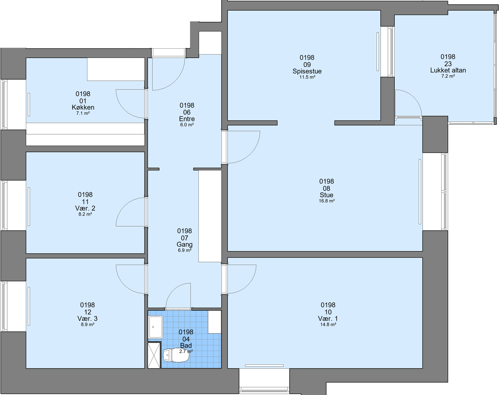 Visual presentation of the listing