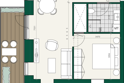 Visual presentation of the listing