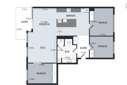 Visual presentation of the listing