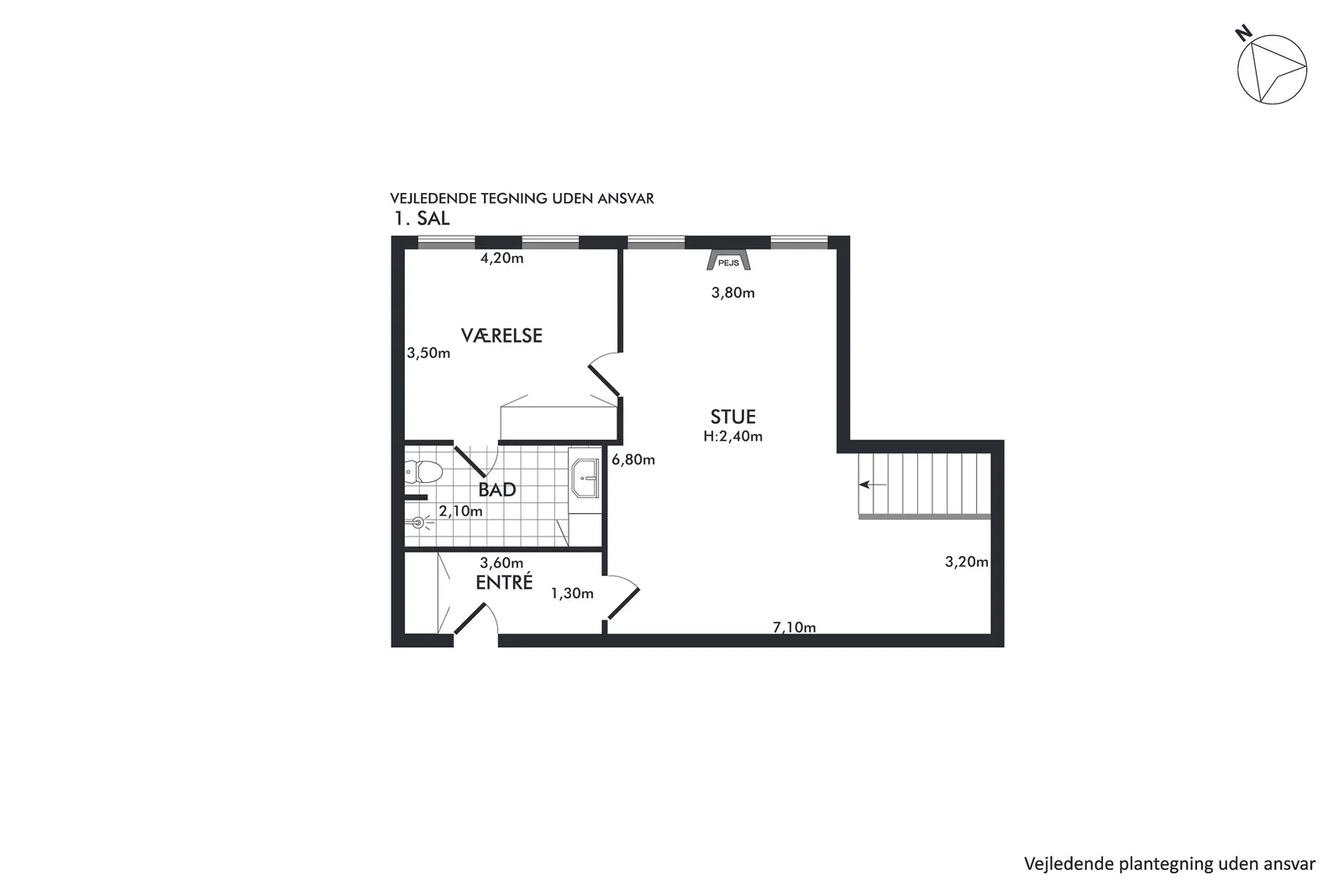 Visual presentation of the listing