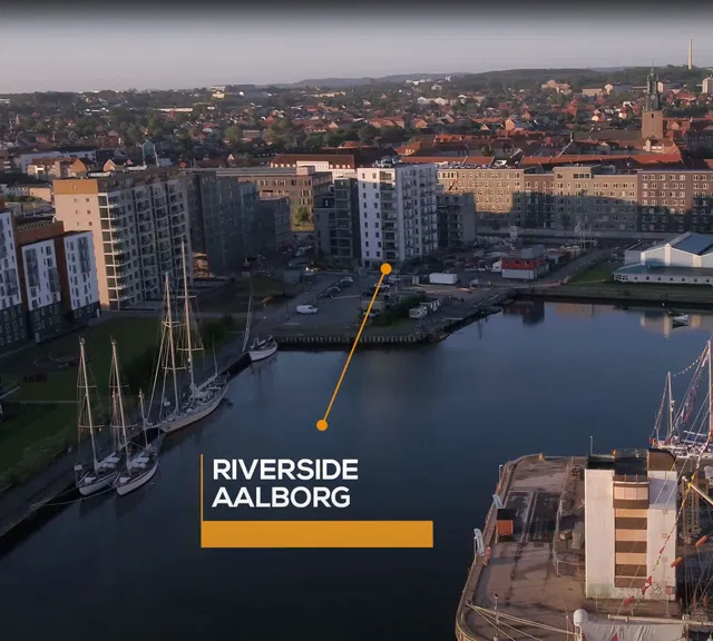 apartment Lys 2-værelses lejlighed ved Aalborgs havn