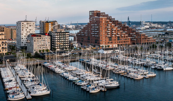 Singlebolig med stor altan på Aarhus Ø - Grete Løchtes Gade, Aarhus C - 0