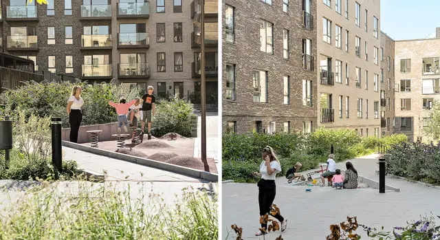 apartment Lyse 4-værelses med sydvendt altan