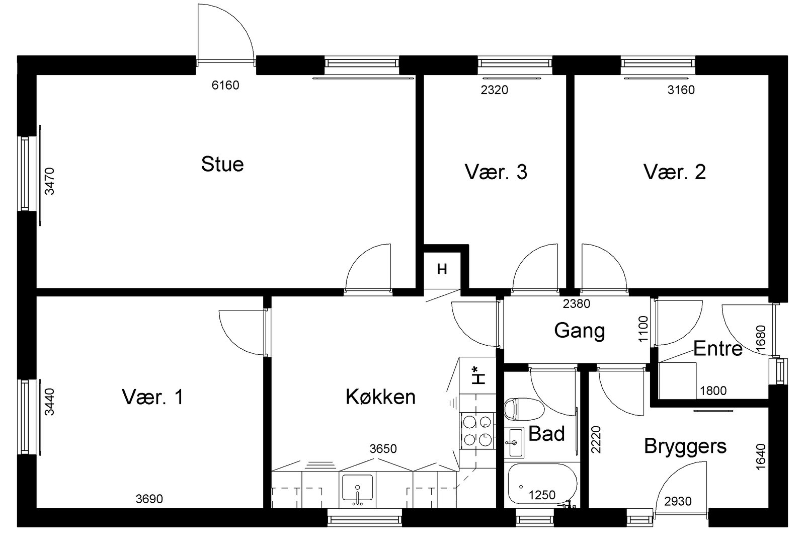 Visual presentation of the listing