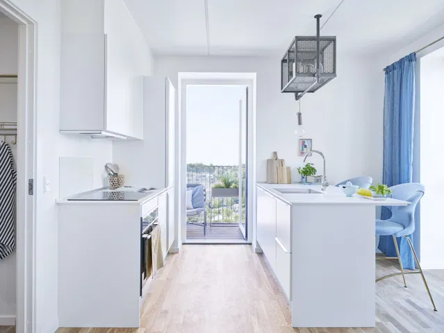 apartment Sydøstvendt lejlighed med to altaner